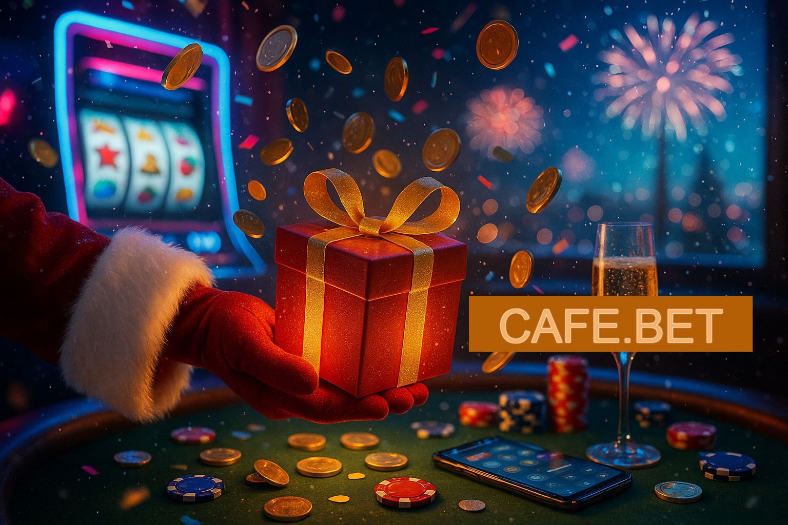 Promoções de Ano Novo no CAFE.BET